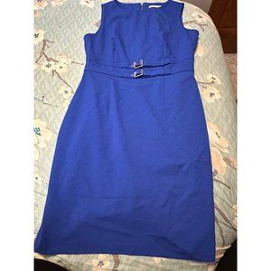 Calvin Klein size 8 blue dress
